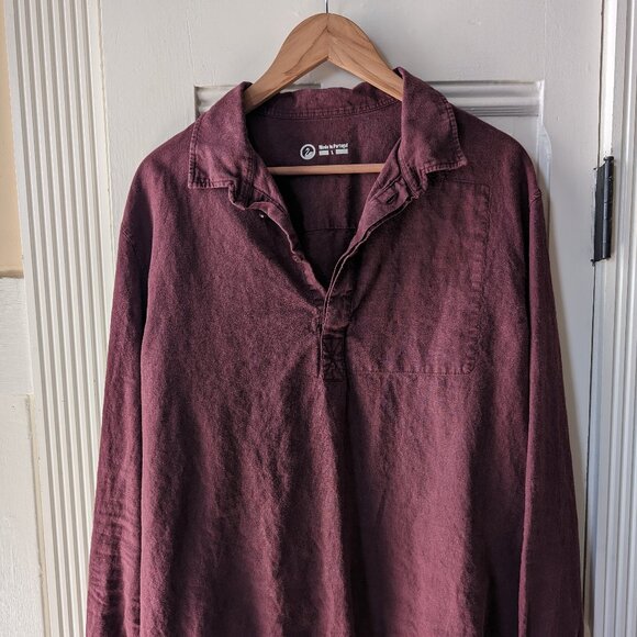 Outlier Ramienorth Popover - Men’s Large In GD Winedark - Picture 1 of 7